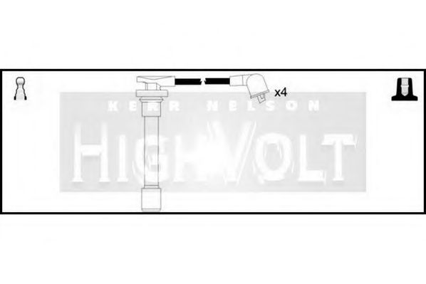 STANDARD OEF732 Комплект проводов зажигания для HONDA SHUTTLE (Хонда Шуттлэ) STANDARD OEF732 Комплект проводов зажигания для HONDA SHUTTLE (Хонда Шуттлэ)
