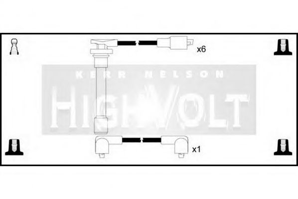 STANDARD OEF318 Комплект проводов зажигания для JAGUAR VANDEN PLAS (Ягуар Vандэн плас) STANDARD OEF318 Комплект проводов зажигания для JAGUAR VANDEN PLAS (Ягуар Vандэн плас)