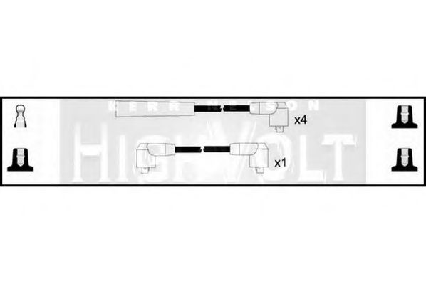 STANDARD OEF217 Комплект проводов зажигания для MAZDA 626 III (Мазда 626 3) STANDARD OEF217 Комплект проводов зажигания для MAZDA 626 III (Мазда 626 3)