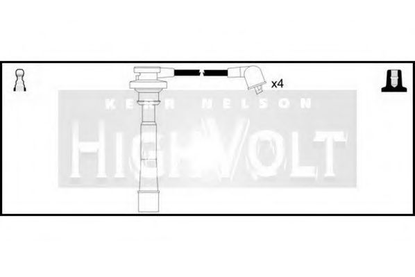 STANDARD OEF165 Комплект проводов зажигания для MITSUBISHI GALANT VI (Митсубиши/митсубиси Галант 6) STANDARD OEF165 Комплект проводов зажигания для MITSUBISHI GALANT VI (Митсубиши/митсубиси Галант 6)