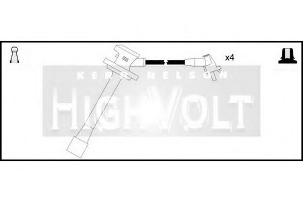 STANDARD OEF125 Комплект проводов зажигания для TOYOTA SCEPTER (Тойота/тоета Сcэптэр) STANDARD OEF125 Комплект проводов зажигания для TOYOTA SCEPTER (Тойота/тоета Сcэптэр)
