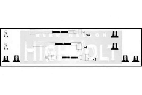 STANDARD OEF362 Комплект проводов зажигания для ROVER 2000-3500 (Ровер 2000-3500) STANDARD OEF362 Комплект проводов зажигания для ROVER 2000-3500 (Ровер 2000-3500)
