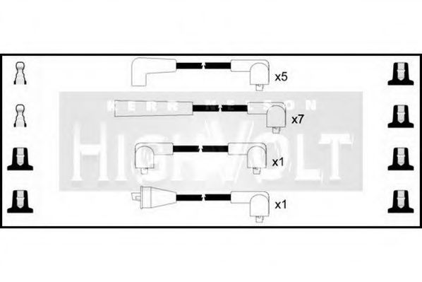 STANDARD OEF916 Комплект проводов зажигания для JAGUAR VANDEN PLAS (Ягуар Vандэн плас) STANDARD OEF916 Комплект проводов зажигания для JAGUAR VANDEN PLAS (Ягуар Vандэн плас)