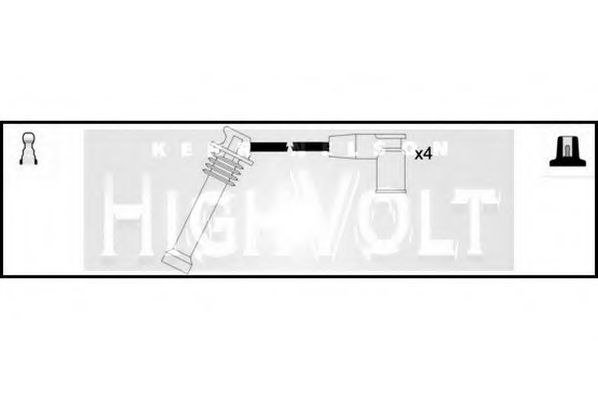 STANDARD OEF756 Комплект проводов зажигания для FORD (Форд) STANDARD OEF756 Комплект проводов зажигания для FORD (Форд)