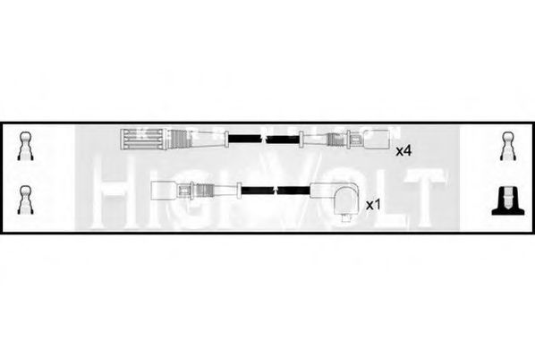 STANDARD OEF052 Комплект проводов зажигания для LANCIA (Лансиа/лянча) STANDARD OEF052 Комплект проводов зажигания для LANCIA (Лансиа/лянча)