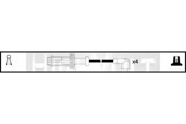 STANDARD OEF080 Комплект проводов зажигания для CITROËN CHANSON (CитроËн Чансон) STANDARD OEF080 Комплект проводов зажигания для CITROËN CHANSON (CитроËн Чансон)