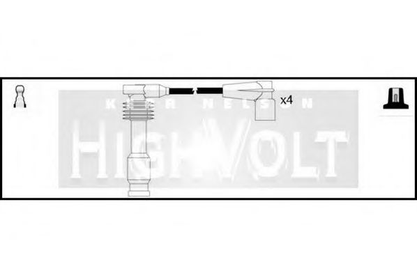 STANDARD OEF002 Комплект проводов зажигания для DAEWOO NUBIRA (Дэу Нубира) STANDARD OEF002 Комплект проводов зажигания для DAEWOO NUBIRA (Дэу Нубира)