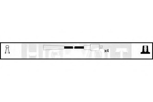 STANDARD OEF538 Комплект проводов зажигания для MAZDA 323 P V (Мазда 323 пв) STANDARD OEF538 Комплект проводов зажигания для MAZDA 323 P V (Мазда 323 пв)