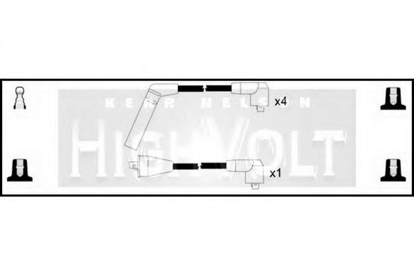 STANDARD OEF210 Комплект проводов зажигания для VOLKSWAGEN LT 28-35 I (Фольксваген Лт 28-35 и) STANDARD OEF210 Комплект проводов зажигания для VOLKSWAGEN LT 28-35 I (Фольксваген Лт 28-35 и)
