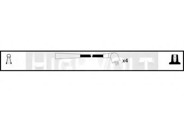 STANDARD OEF554 Комплект проводов зажигания для MAZDA 323 F/P VI (Мазда 323 ф/п vи) STANDARD OEF554 Комплект проводов зажигания для MAZDA 323 F/P VI (Мазда 323 ф/п vи)
