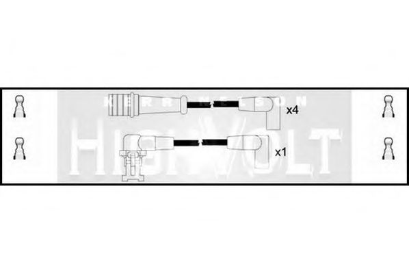 STANDARD OEF109 Комплект проводов зажигания для RENAULT SAFRANE (Рено Сафранэ) STANDARD OEF109 Комплект проводов зажигания для RENAULT SAFRANE (Рено Сафранэ)