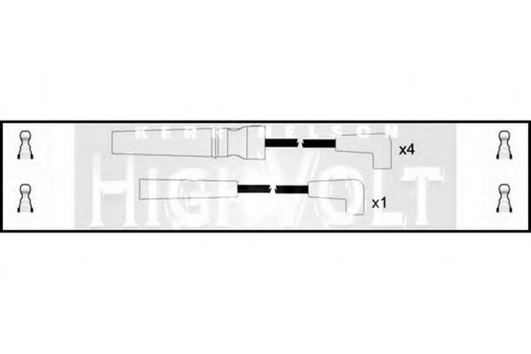 STANDARD OEF007 Комплект проводов зажигания для DAEWOO ESPERO (Дэу Эсперо) STANDARD OEF007 Комплект проводов зажигания для DAEWOO ESPERO (Дэу Эсперо)
