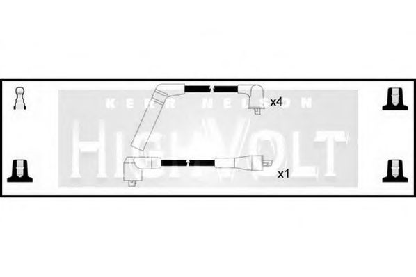 STANDARD OEF261 Комплект проводов зажигания для MITSUBISHI CORDIA (Митсубиши/митсубиси Cордиа) STANDARD OEF261 Комплект проводов зажигания для MITSUBISHI CORDIA (Митсубиши/митсубиси Cордиа)
