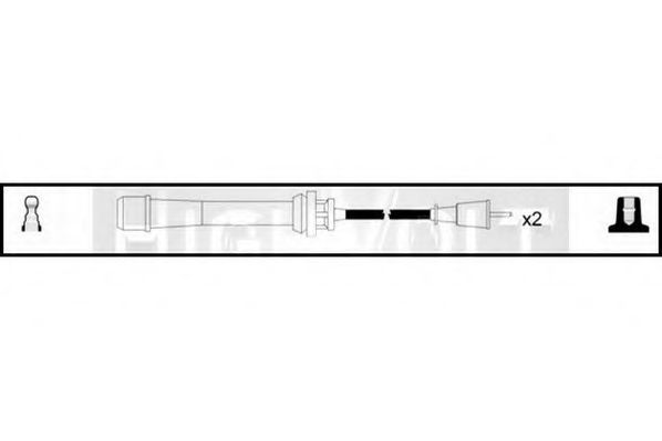 STANDARD OEF557 Комплект проводов зажигания для MAZDA PREMACY (Мазда Premacy) STANDARD OEF557 Комплект проводов зажигания для MAZDA PREMACY (Мазда Premacy)