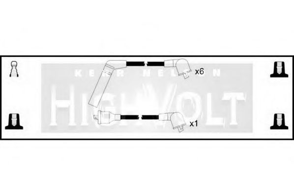 STANDARD OEF940 Комплект проводов зажигания для MITSUBISHI PAJERO/SHOGUN (Митсубиши/митсубиси Пажэро/шогун) STANDARD OEF940 Комплект проводов зажигания для MITSUBISHI PAJERO/SHOGUN (Митсубиши/митсубиси Пажэро/шогун)