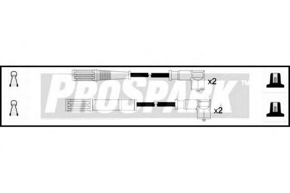 STANDARD OES1012 Комплект проводов зажигания для FIAT 500 C (Фиат 500 c) STANDARD OES1012 Комплект проводов зажигания для FIAT 500 C (Фиат 500 c)