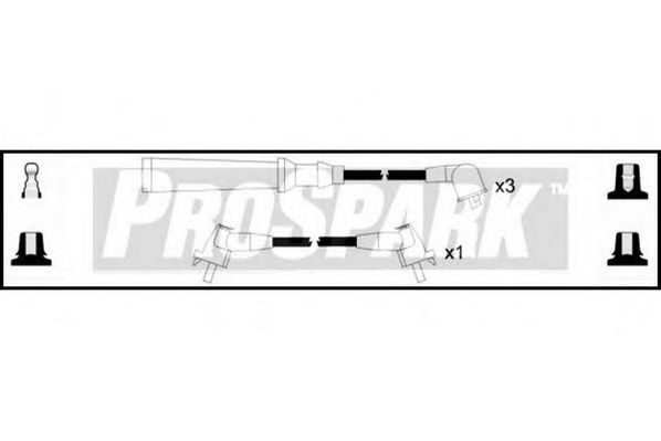 STANDARD OES1081 Комплект проводов зажигания для DAIHATSU HIJET (Дайхатсу Хижэт) STANDARD OES1081 Комплект проводов зажигания для DAIHATSU HIJET (Дайхатсу Хижэт)