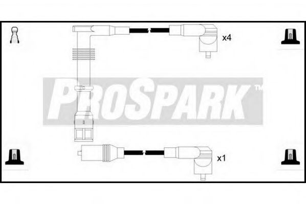 STANDARD OES1118 Комплект проводов зажигания для AUDI A6 (Ауди А6) STANDARD OES1118 Комплект проводов зажигания для AUDI A6 (Ауди А6)