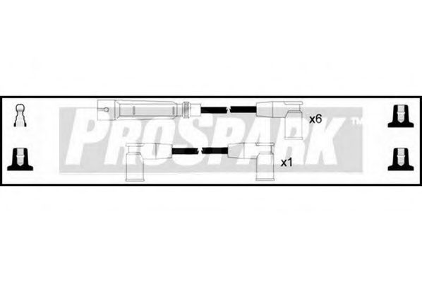 STANDARD OES1120 Комплект проводов зажигания для VOLKSWAGEN LT 28-35 I (Фольксваген Лт 28-35 и) STANDARD OES1120 Комплект проводов зажигания для VOLKSWAGEN LT 28-35 I (Фольксваген Лт 28-35 и)