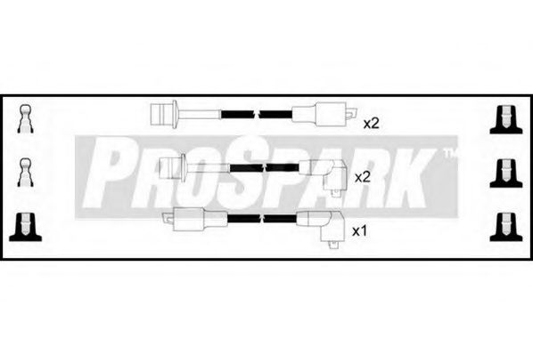 STANDARD OES1179 Комплект проводов зажигания для TOYOTA HIACE II (Тойота/тоета Хиаcэ 2) STANDARD OES1179 Комплект проводов зажигания для TOYOTA HIACE II (Тойота/тоета Хиаcэ 2)
