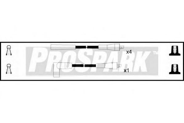 STANDARD OES134 Комплект проводов зажигания для PEUGEOT 309 (Пежо 309) STANDARD OES134 Комплект проводов зажигания для PEUGEOT 309 (Пежо 309)