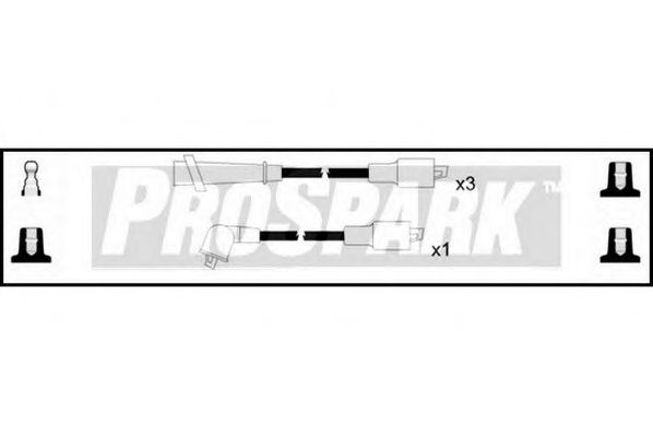 STANDARD OES286 Комплект проводов зажигания для SUZUKI SWIFT II (Сузуки Свифт 2) STANDARD OES286 Комплект проводов зажигания для SUZUKI SWIFT II (Сузуки Свифт 2)