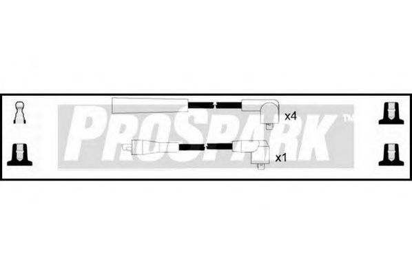 STANDARD OES336 Комплект проводов зажигания для MAZDA EUNOS 30X (Мазда Эунос 30x) STANDARD OES336 Комплект проводов зажигания для MAZDA EUNOS 30X (Мазда Эунос 30x)