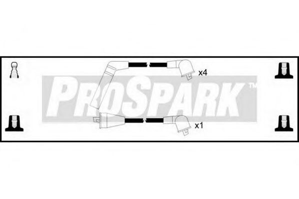 STANDARD OES355 Комплект проводов зажигания для HYUNDAI H100 (Хендай Х100) STANDARD OES355 Комплект проводов зажигания для HYUNDAI H100 (Хендай Х100)