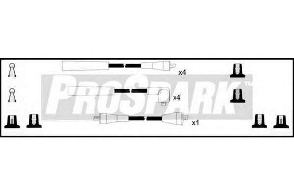 STANDARD OES445 Комплект проводов зажигания для ROVER 2000-3500 (Ровер 2000-3500) STANDARD OES445 Комплект проводов зажигания для ROVER 2000-3500 (Ровер 2000-3500)