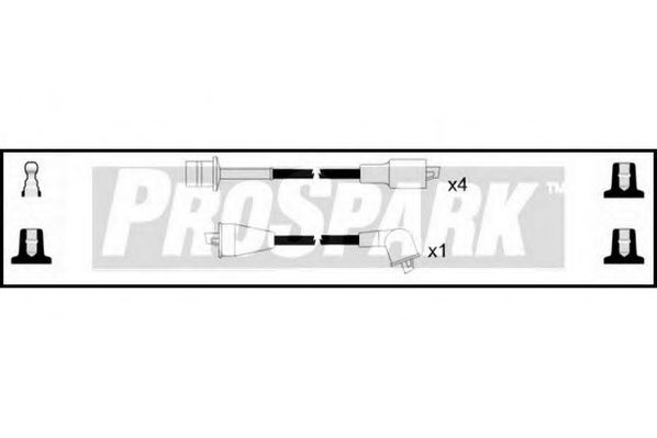 STANDARD OES465 Комплект проводов зажигания для TOYOTA COROLLA (Тойота/тоета Cоролла) STANDARD OES465 Комплект проводов зажигания для TOYOTA COROLLA (Тойота/тоета Cоролла)