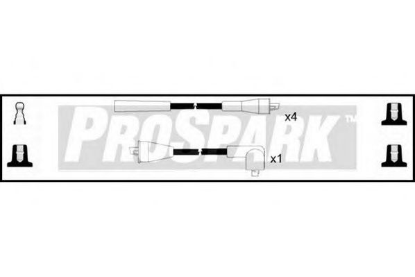 STANDARD OES557 Комплект проводов зажигания для PEUGEOT 309 (Пежо 309) STANDARD OES557 Комплект проводов зажигания для PEUGEOT 309 (Пежо 309)