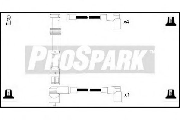 STANDARD OES609 Комплект проводов зажигания для AUDI A6 (Ауди А6) STANDARD OES609 Комплект проводов зажигания для AUDI A6 (Ауди А6)