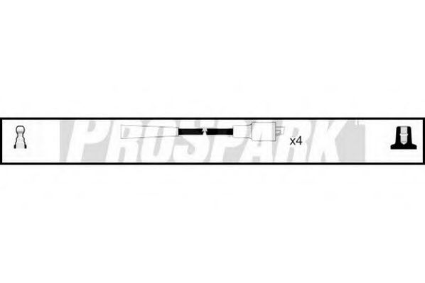 STANDARD OES665 Комплект проводов зажигания для MAZDA 323 P V (Мазда 323 пв) STANDARD OES665 Комплект проводов зажигания для MAZDA 323 P V (Мазда 323 пв)