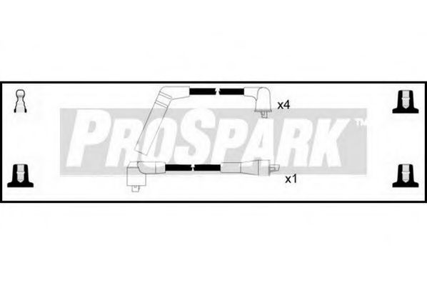 STANDARD OES757 Комплект проводов зажигания для MITSUBISHI CORDIA (Митсубиши/митсубиси Cордиа) STANDARD OES757 Комплект проводов зажигания для MITSUBISHI CORDIA (Митсубиши/митсубиси Cордиа)
