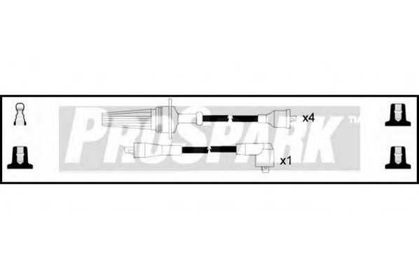 STANDARD OES847 Комплект проводов зажигания для PEUGEOT 205 II (Пежо 205 2) STANDARD OES847 Комплект проводов зажигания для PEUGEOT 205 II (Пежо 205 2)