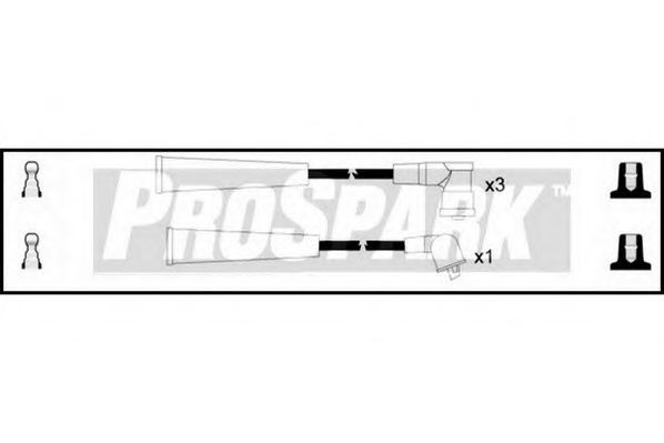 STANDARD OES923 Комплект проводов зажигания для MAZDA (Мазда) STANDARD OES923 Комплект проводов зажигания для MAZDA (Мазда)