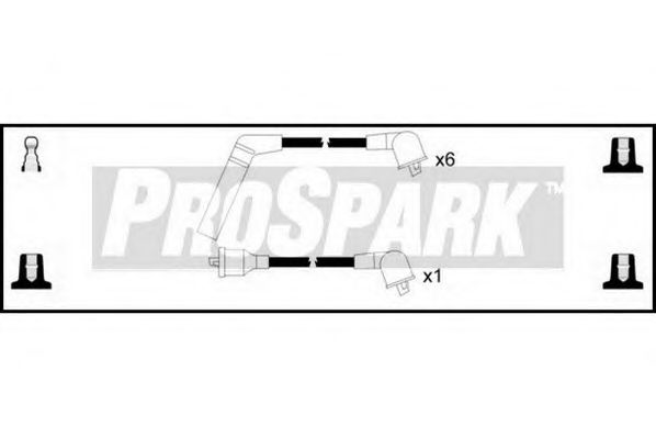 STANDARD OES973 Комплект проводов зажигания для MITSUBISHI PAJERO/SHOGUN (Митсубиши/митсубиси Пажэро/шогун) STANDARD OES973 Комплект проводов зажигания для MITSUBISHI PAJERO/SHOGUN (Митсубиши/митсубиси Пажэро/шогун)