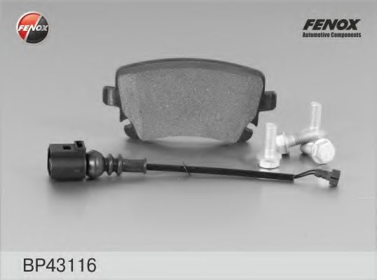 FENOX BP43116 Тормозные колодки для VOLKSWAGEN T5 (Фольксваген Т5) FENOX BP43116 Тормозные колодки для VOLKSWAGEN T5 (Фольксваген Т5)