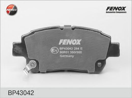 FENOX BP43042 Тормозные колодки для TOYOTA COROLLA VERSO (Тойота/тоета Королла версо) FENOX BP43042 Тормозные колодки для TOYOTA COROLLA VERSO (Тойота/тоета Королла версо)