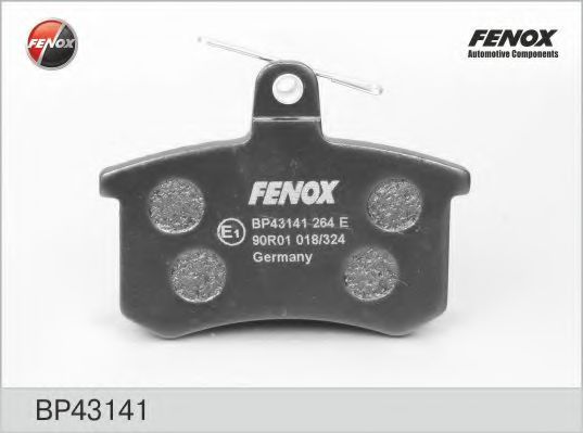 FENOX BP43141 Тормозные колодки для AUDI 90 (Ауди 90) FENOX BP43141 Тормозные колодки для AUDI 90 (Ауди 90)