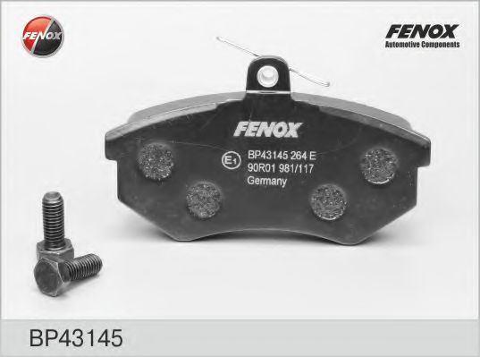 FENOX BP43145 Тормозные колодки для AUDI 80 (Ауди 80) FENOX BP43145 Тормозные колодки для AUDI 80 (Ауди 80)