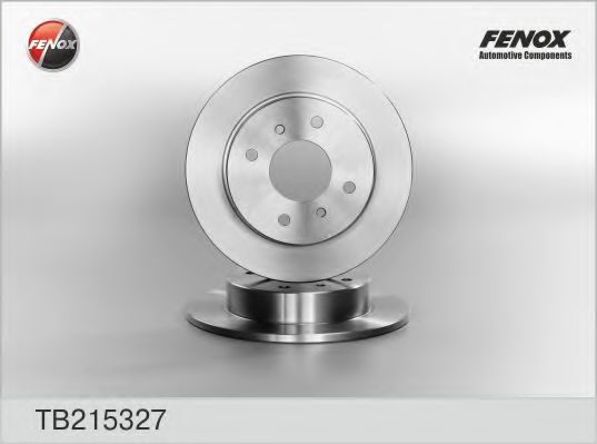 FENOX TB215327 Тормозной диск для NISSAN PRIMERA (Ниссан Примера) FENOX TB215327 Тормозной диск для NISSAN PRIMERA (Ниссан Примера)