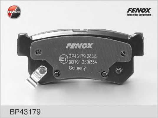 FENOX BP43179 Тормозные колодки для SSANGYONG KYRON (Сан-янг/санянг Кайрон) FENOX BP43179 Тормозные колодки для SSANGYONG KYRON (Сан-янг/санянг Кайрон)