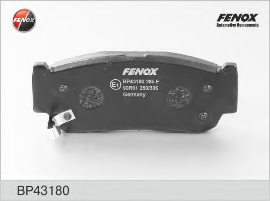 FENOX BP43180 Тормозные колодки для SSANGYONG KYRON (Сан-янг/санянг Кайрон) FENOX BP43180 Тормозные колодки для SSANGYONG KYRON (Сан-янг/санянг Кайрон)