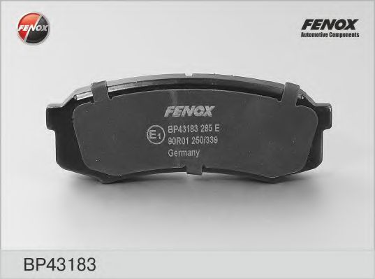 FENOX BP43183 Тормозные колодки для TOYOTA (FAW) PRADO (Тойота/тоета (фав) Прадо) FENOX BP43183 Тормозные колодки для TOYOTA (FAW) PRADO (Тойота/тоета (фав) Прадо)