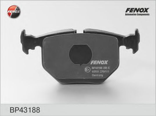 FENOX BP43188 Тормозные колодки для BMW (Бмв) FENOX BP43188 Тормозные колодки для BMW (Бмв)