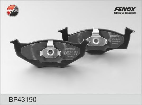 FENOX BP43190 Тормозные колодки для VOLKSWAGEN (Фольксваген) FENOX BP43190 Тормозные колодки для VOLKSWAGEN (Фольксваген)