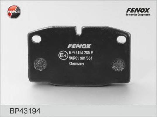 FENOX BP43194 Тормозные колодки для OPEL MANTA B CC (Опель Манта б cc) FENOX BP43194 Тормозные колодки для OPEL MANTA B CC (Опель Манта б cc)