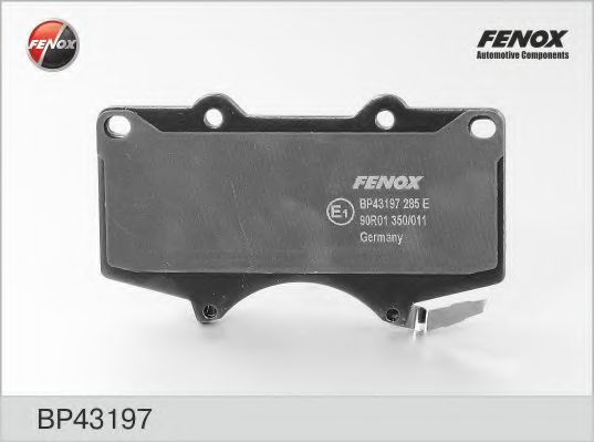 FENOX BP43197 Тормозные колодки для TOYOTA (FAW) PRADO (Тойота/тоета (фав) Прадо) FENOX BP43197 Тормозные колодки для TOYOTA (FAW) PRADO (Тойота/тоета (фав) Прадо)