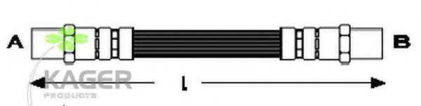 KAGER 38-0097 Тормозной шланг для BMW 7 (Бмв 7) KAGER 38-0097 Тормозной шланг для BMW 7 (Бмв 7)